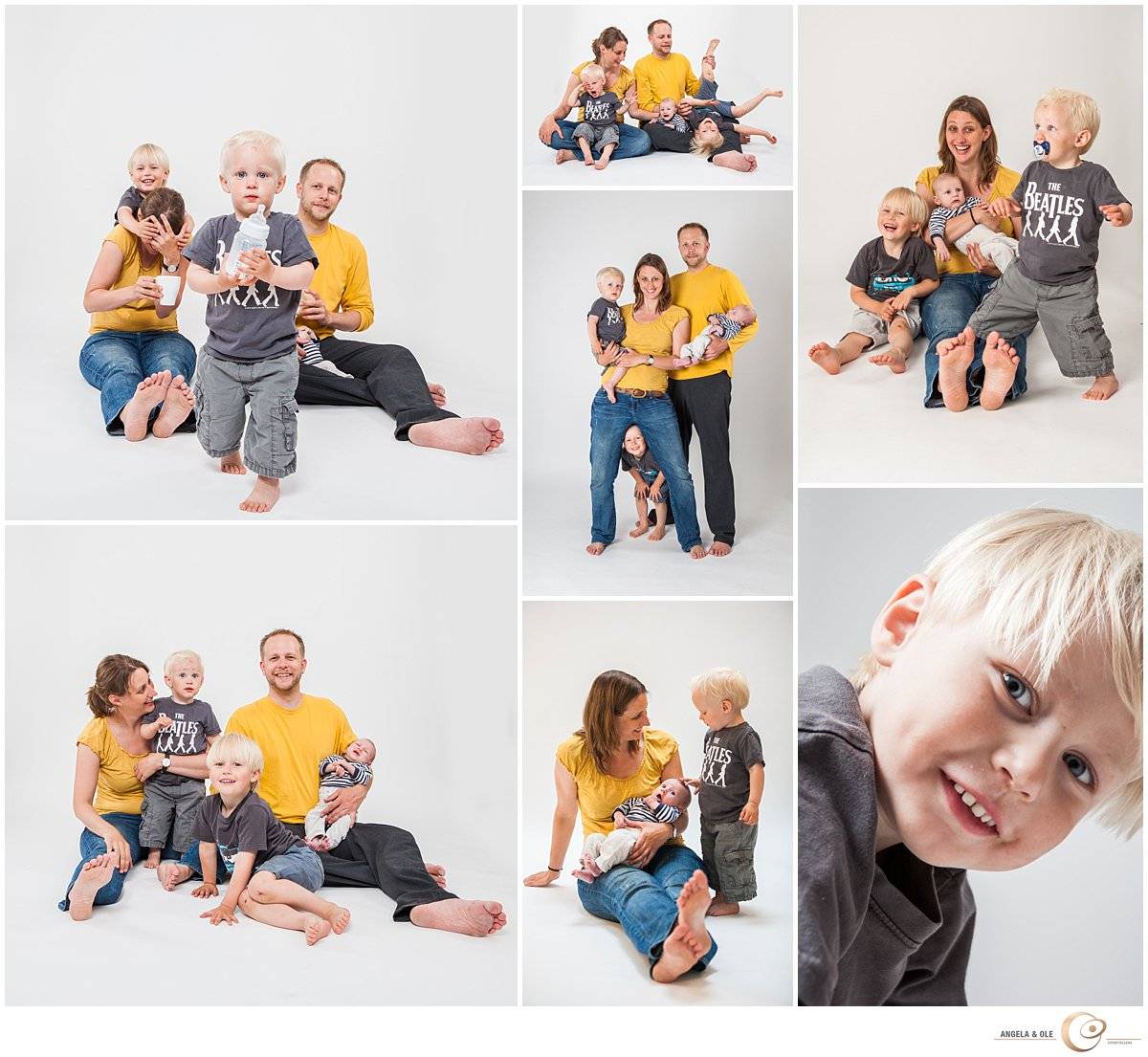 lustige Familienfotos